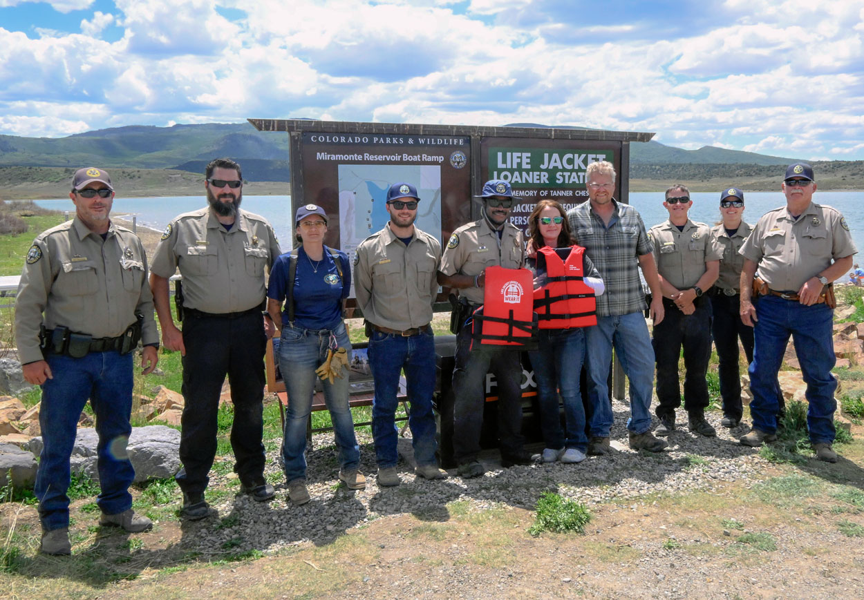 CPW opens life jacket loaner station at Miramonte Reservoir in memory